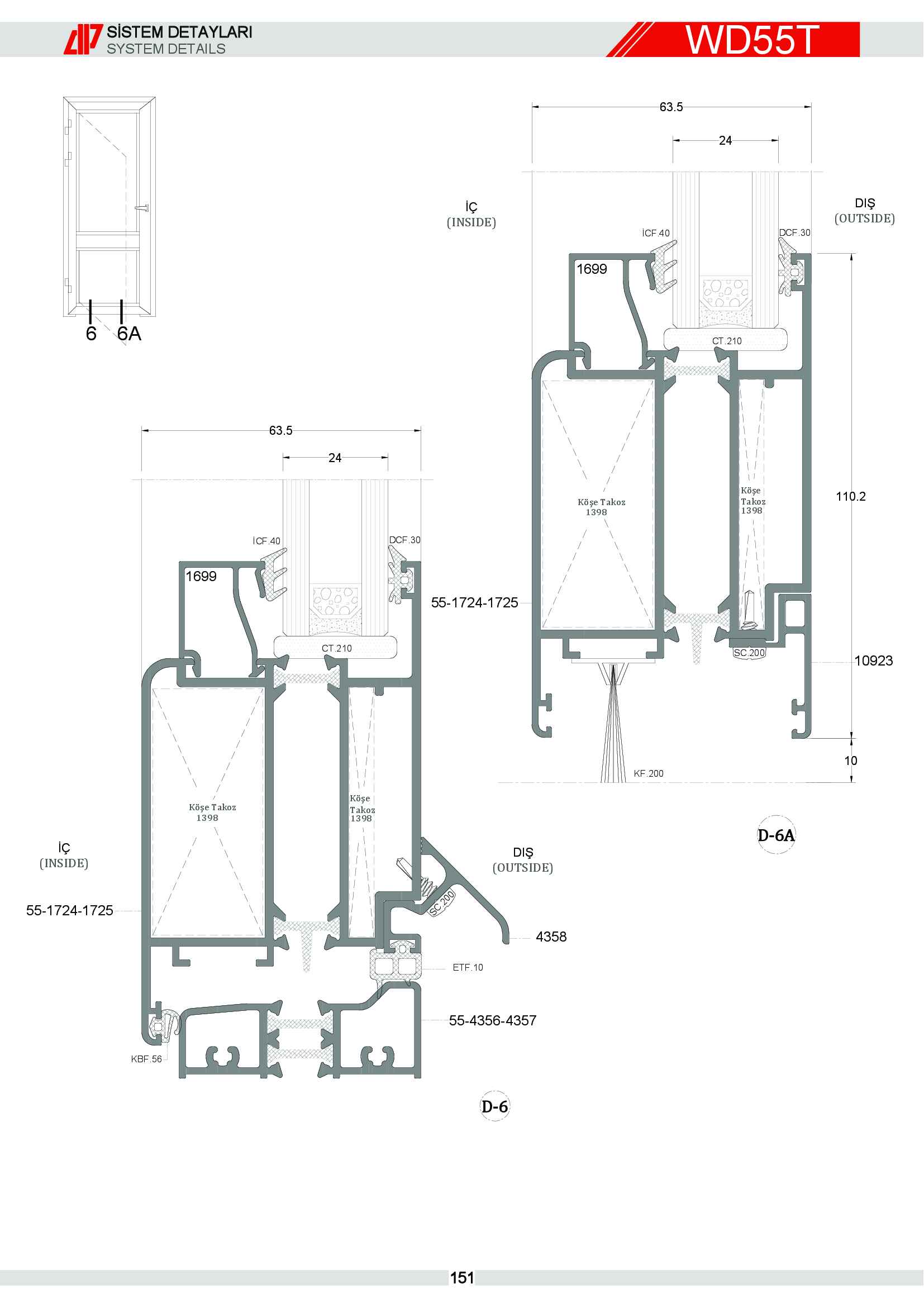 S 55 Yalıtımlı Alüminyum 84